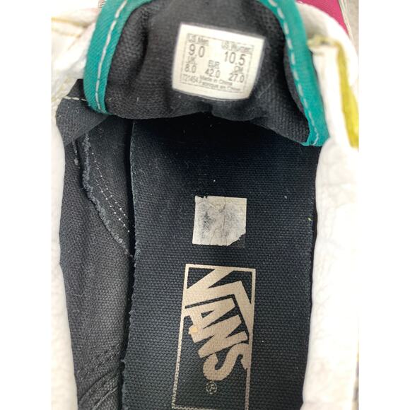 Vans Off The Wall Low Top Multicolor Sneakers Men’s 9 Women’s 10.5 - Picture 8 of 8